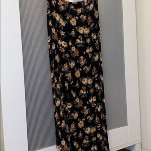 Floral maxi skirt